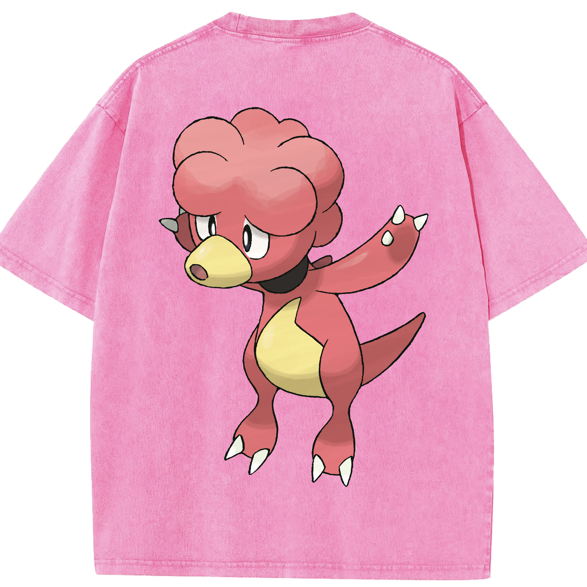 （画像用） ポケットモンスター Pokémon 綿100% ヴィンテージ風 半袖Tシャツ（背面プリント）